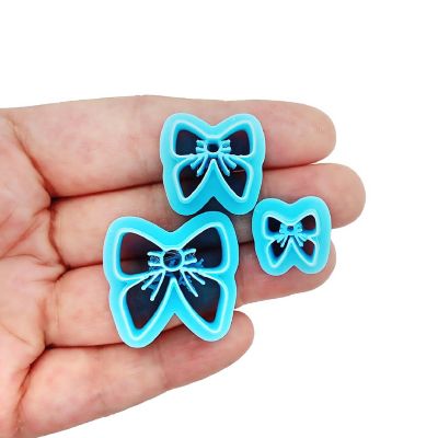 Little Bow Clay Cutters, 3 pieces Image 1