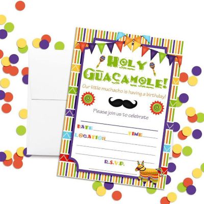 Little Muchacho Invitations 40pc. by AmandaCreation Image 1