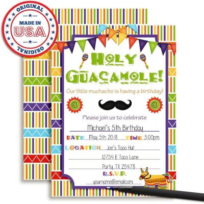 Little Muchacho Invitations 40pc. by AmandaCreation Image 3