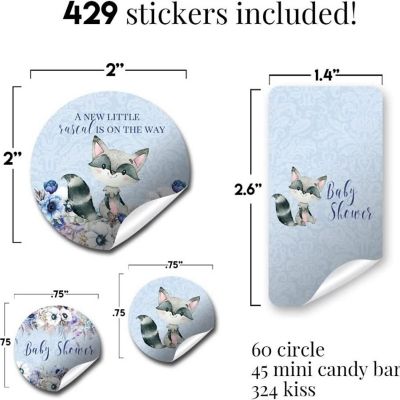 Little Rascal Blue Sticker Bundle 429pc. by AmandaCreation Image 1