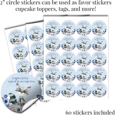 Little Rascal Blue Sticker Bundle 429pc. by AmandaCreation Image 2