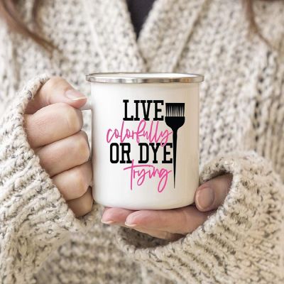 Live Colorfully Dye Trying 11oz CampMug Image 2