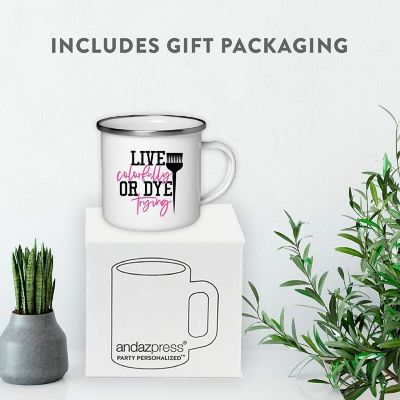 Live Colorfully Dye Trying 11oz CampMug Image 3