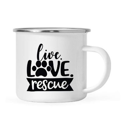 Live Love Rescue 11 oz Campfire Mug Image 1
