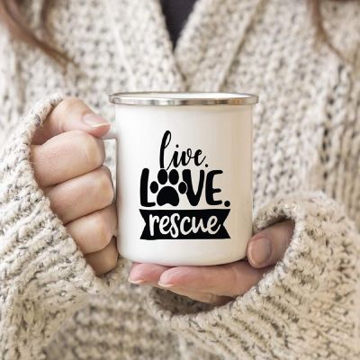 Live Love Rescue 11 oz Campfire Mug Image 2