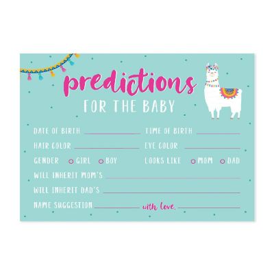 Llama Cactus Baby Predictions, 24pk Image 1