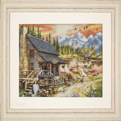 Log Cabin BU5020L Luca-S Counted Cross-Stitch Kit Image 1