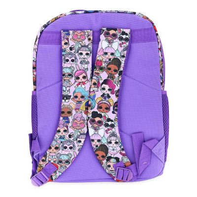 LOL Surprise All Over Print 16 Inch Backpack With Printed Straps Image 1