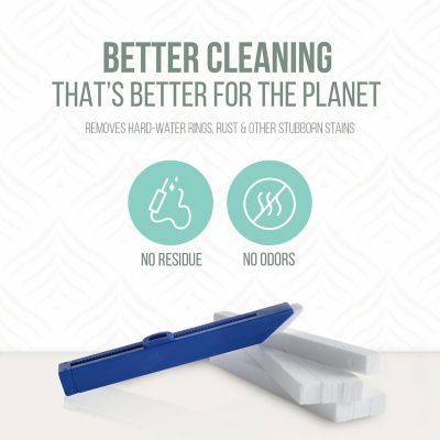 Long Lasting Chisel Sticks - 8 Pack - Refillable Case with 8 Scouring Sticks to Remove Stains Image 2