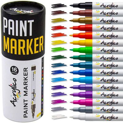 Loomini, Assorted Colors, Shop Paint Pens for Rock Painting - 1 set Image 1