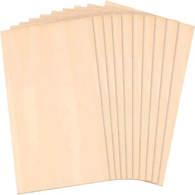 Loomini, Assorted Colors, Shop Unfinished Wood - 6-Pack Basswood Sheets - 1 set Image 3