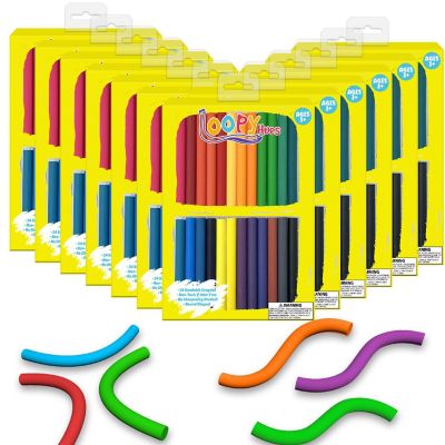 Loopy Hues Round Shaped Bendable Crayons - 24 Per Pack,  48 Packs Image 1