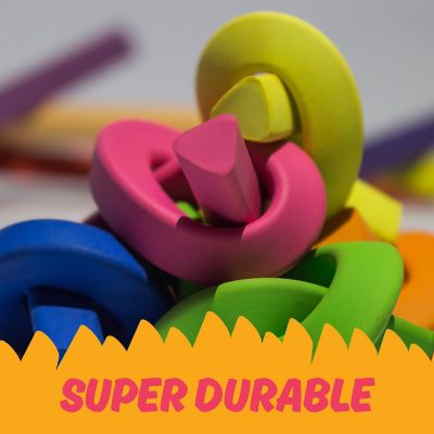 Loopy Hues Triangular Shaped Bendable Crayons - 12 Pack Image 2