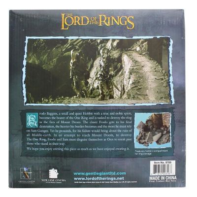 Lord of the Rings 6.5 Inch Frodo Baggins In Orc Armor Resin Mini Bust Image 1