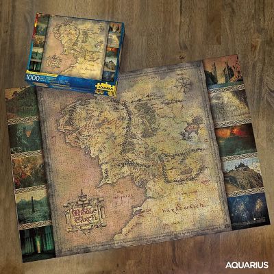 Lord of the Rings Map 1000 Piece Jigsaw Puzzle Image 2