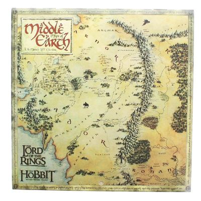 Lord of the Rings Middle-earth Maps 2017 Mini Wall Calendar Image 1