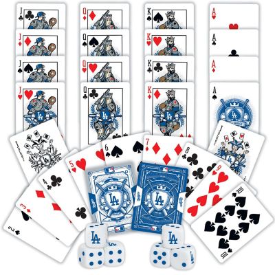 Los Angeles Dodgers MLB 2-Pack Playing cards & Dice set Image 2