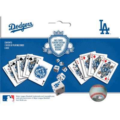 Los Angeles Dodgers MLB 2-Pack Playing cards & Dice set Image 3