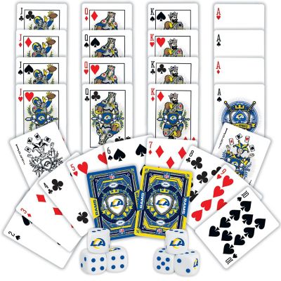 Los Angeles Rams - 2-Pack Playing Cards &amp; Dice Set Image 2