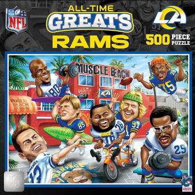 Los Angeles Rams - All Time Greats 500 Piece Jigsaw Puzzle Image 1