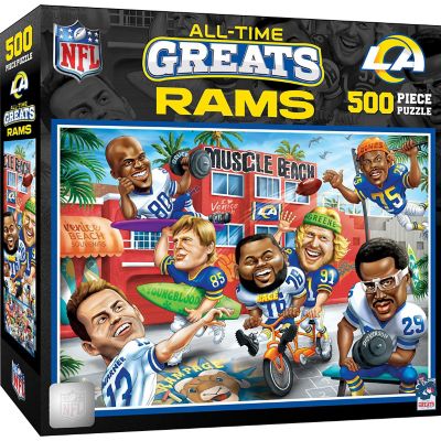 Los Angeles Rams - All Time Greats 500 Piece Jigsaw Puzzle Image 1