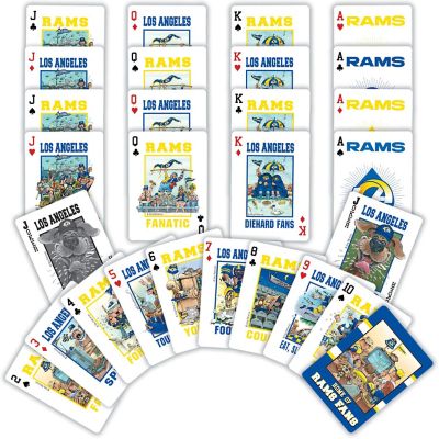 Los Angeles Rams Fan Deck Playing Cards - 54 Card Deck Image 2