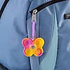 Lotsa Pops Popping Toy Butterfly Spin Backpack Clip Keychains - 12 Pc. Image 1