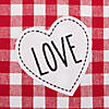 Love And Xoxo Checkers Embellished Placemats (Set Of 4) Image 1