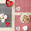 Love And Xoxo Checkers Embellished Placemats (Set Of 4) Image 2