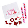 Love Comes From God Sign Craft Kit - Makes 12 Image 1