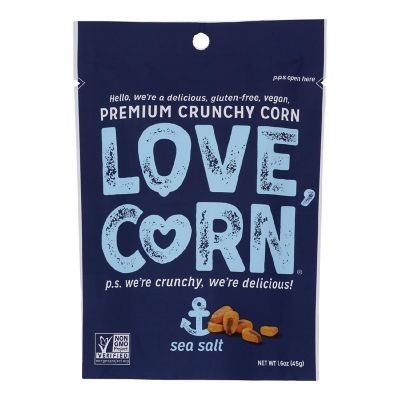 Love Corn - Roasted Corn Sea Salt - Case of 10 - 1.6 OZ Image 1