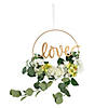 Love Hoop with Greenery Hanging Decoration Image 1
