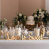 Love is Sweet Gold Table D&#233;cor Set - 3 Pc. Image 2