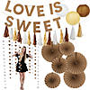 Love Is Sweet Hanging Decor Decorating Kit - 15 Pc. Image 1
