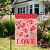 Love Rose Bouquet Outdoor Garden Flag 12.5" x 18" Image 2