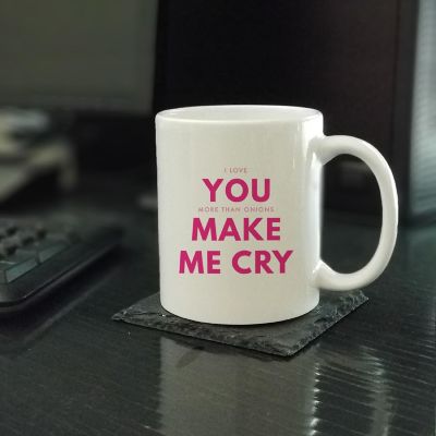 Love You More Than Onions ceramic mug Image 1