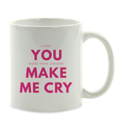Love You More Than Onions ceramic mug Image 2