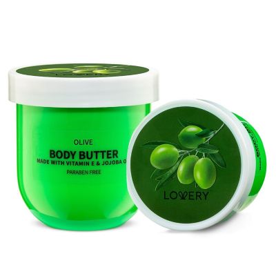 Lovery Olive Body Butter - Ultra Hydrating Shea Butter Body Cream Image 1