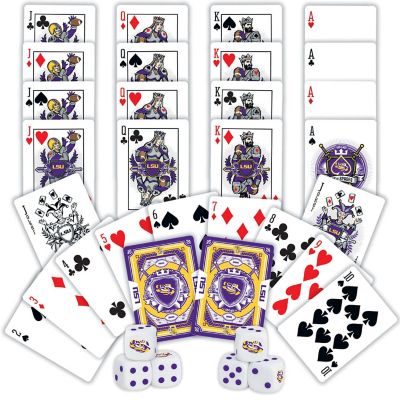 LSU Tigers - 2-Pack Playing Cards &amp; Dice Set Image 2