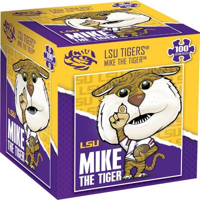 LSU Tigers NCAA Mascot 100 Piece Square Puzzle Image 1