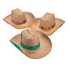 Luau Cowboy Paper Hats - 12 Pc. Image 1