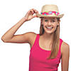 Luau Fedora Hats - 6 Pc. Image 1