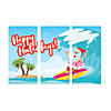 Luau Santa Backdrop - 3 Pc. Image 1