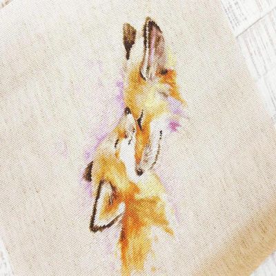 Luca-S - Foxes B2312L Counted Cross-Stitch Kit Image 1