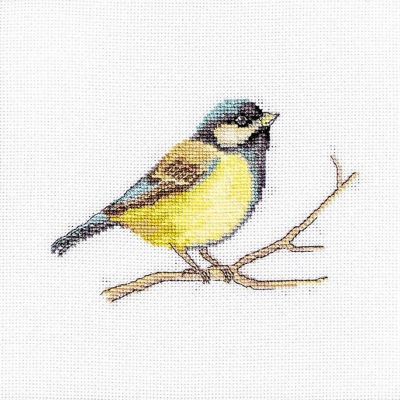 Luca-S - Great tit  B1155L Counted Cross-Stitch Kit Image 1