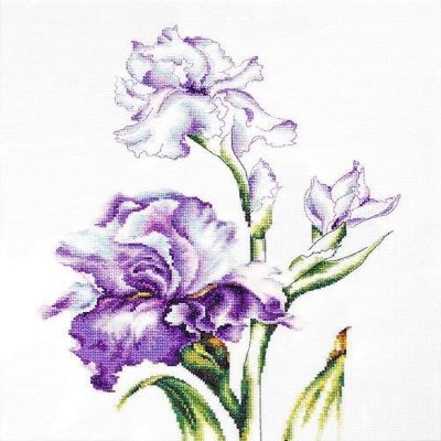 Luca-S - Irises B2251L Counted Cross-Stitch Kit Image 1