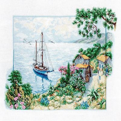 Luca-S - Seascape  B2343L Counted Cross-Stitch Kit Image 1