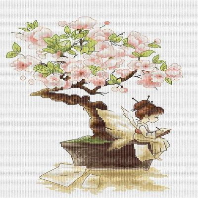 Luca-S - The Sakura B1114L Counted Cross-Stitch Kit Image 1