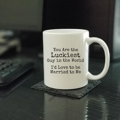 Luckiest Guy Married to Me ceramic mug Image 1