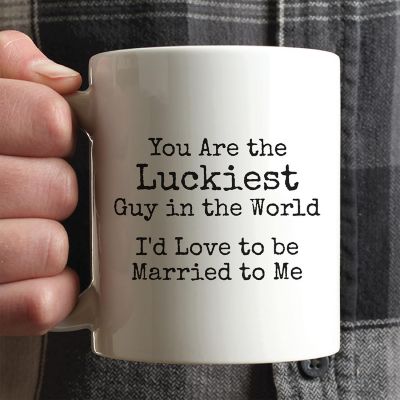 Luckiest Guy Married to Me ceramic mug Image 1